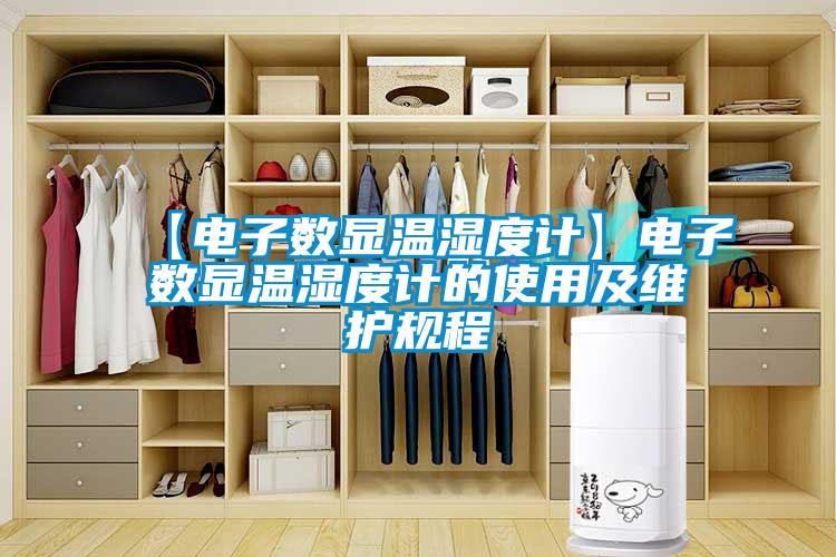 【電子數(shù)顯溫濕度計】電子數(shù)顯溫濕度計的使用及維護規(guī)程