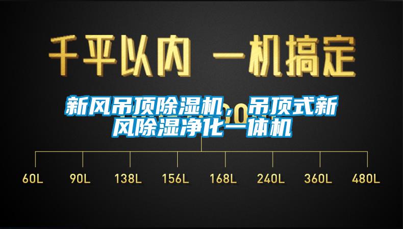 新風吊頂除濕機，吊頂式新風除濕凈化一體機