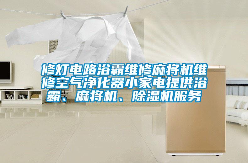 修燈電路浴霸維修麻將機維修空氣凈化器小家電提供浴霸、麻將機、除濕機服務(wù)