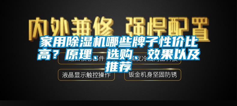 家用除濕機(jī)哪些牌子性?xún)r(jià)比高？原理、選購(gòu)、效果以及推薦