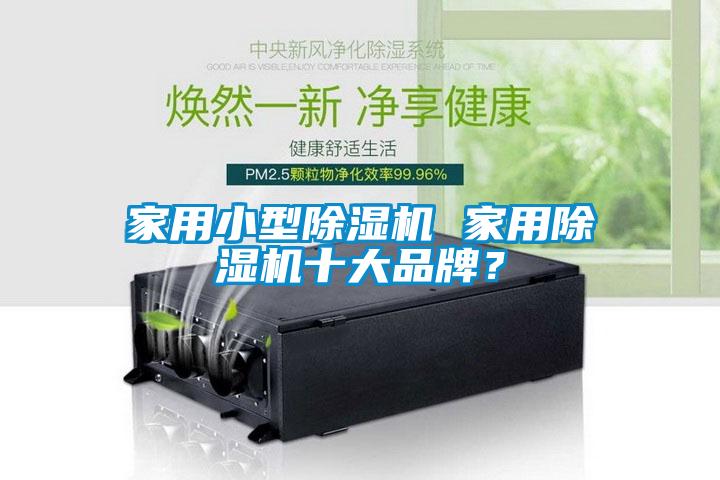 家用小型除濕機 家用除濕機十大品牌？