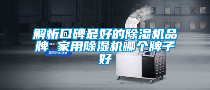 解析口碑最好的除濕機品牌 家用除濕機哪個牌子好