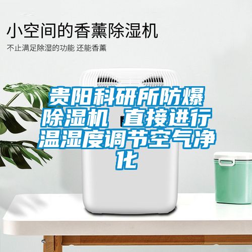 貴陽科研所防爆除濕機 直接進(jìn)行溫濕度調(diào)節(jié)空氣凈化